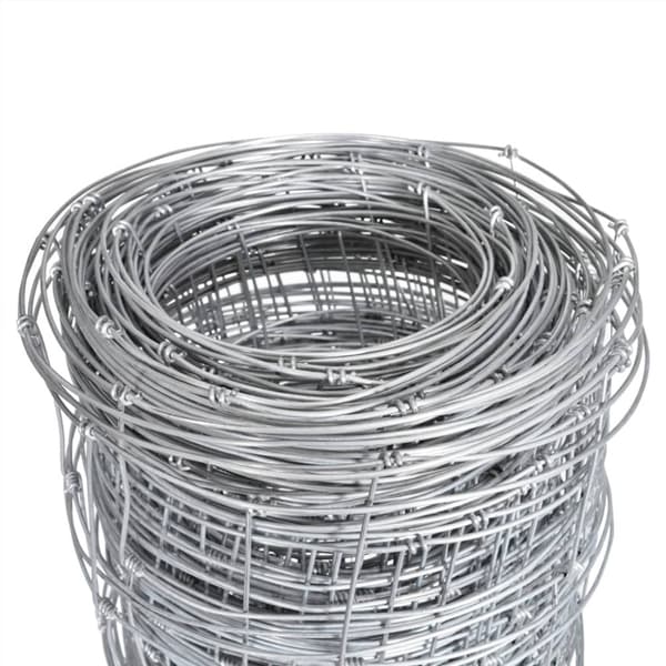 Trädgårdsstängsel galvaniserat stål 50x1,6 m silver