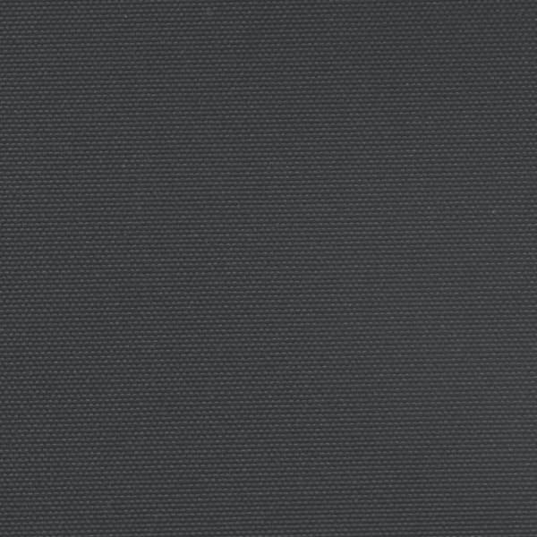 Infällbar sidomarkis svart 100x500 cm