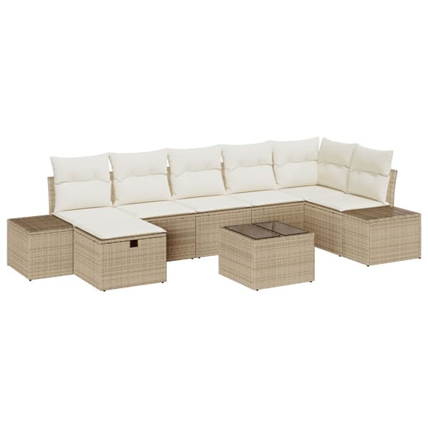 Soffset med kudde 8 pcs konstrotting