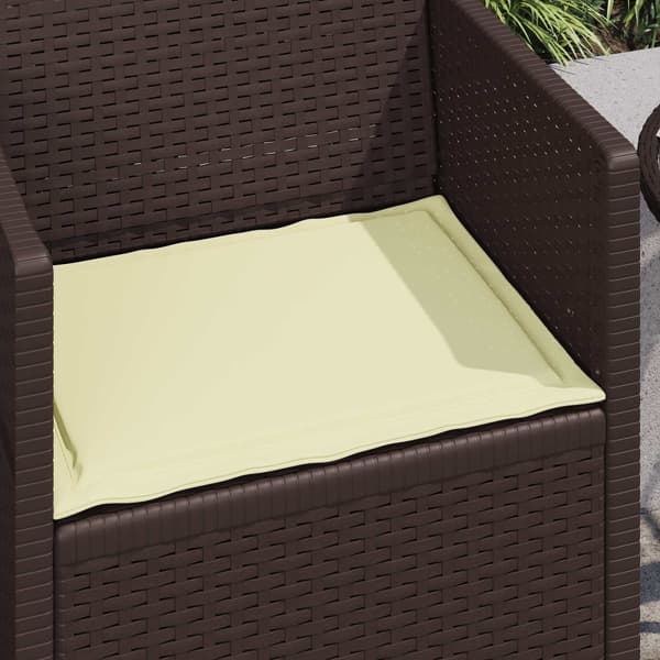 Sittkuddar 4 pcs Gräddvit 47 x 36 x 2 cm Polyester
