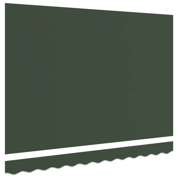 Markisväv Mörkgrön 5 x 3 m Polyester
