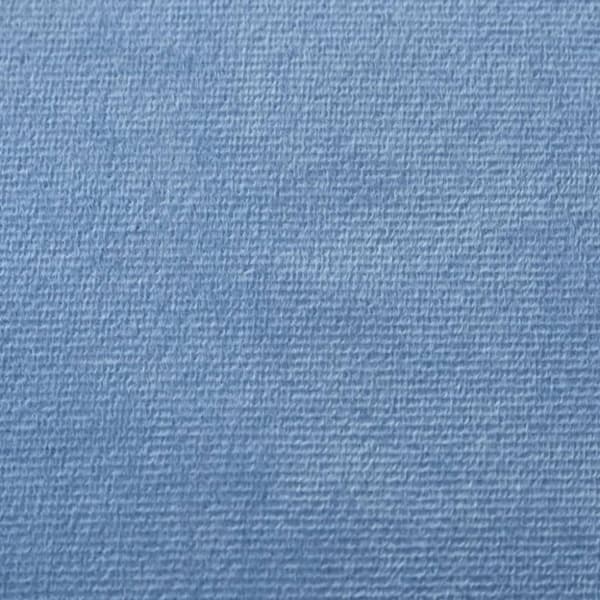 Bäddsoffa för barn 2-sits blå mjuk plysch