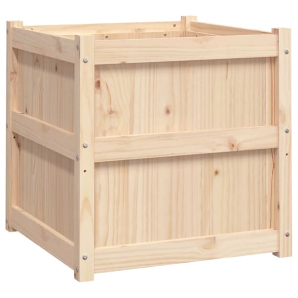 Odlingslåda 60x60x60 cm massiv furu