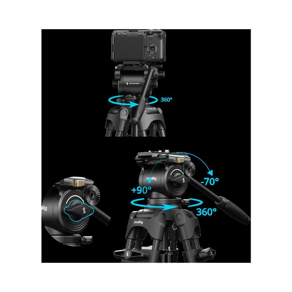 SmallRig 6551 Heavy-Duty Video Head