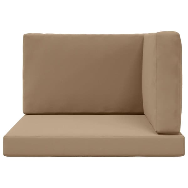 Utomhus Soffa Kudde 3 pcs Taupe Polyester