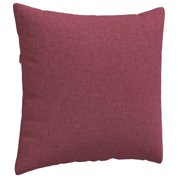 Sofakuddar 2 pcs Vinröd 45 x 45 cm tyg