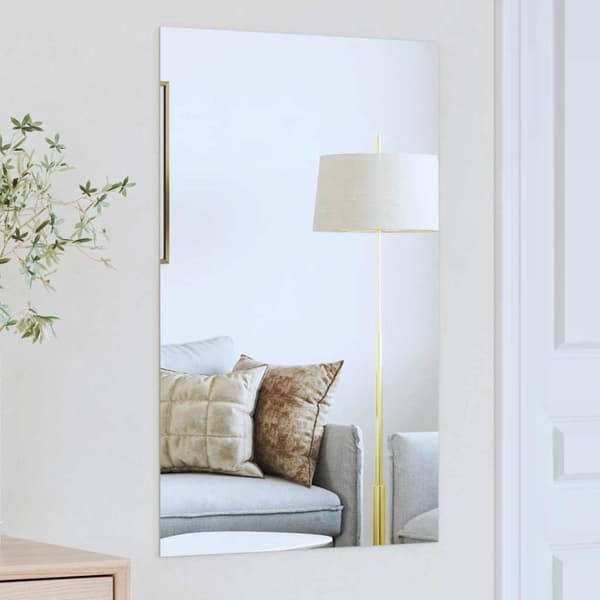 Väggspegel Rektangulär 50 x 80 cm härdat glas