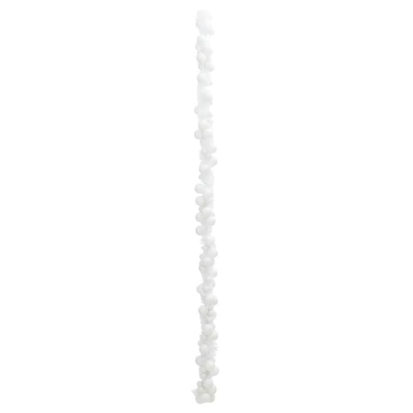 Julkulagirland Vit 186 cm Polystyren