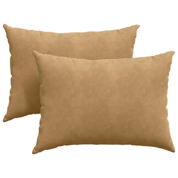 Sofakuddar 2 pcs Brun 70 x 50 cm Kordread tyg