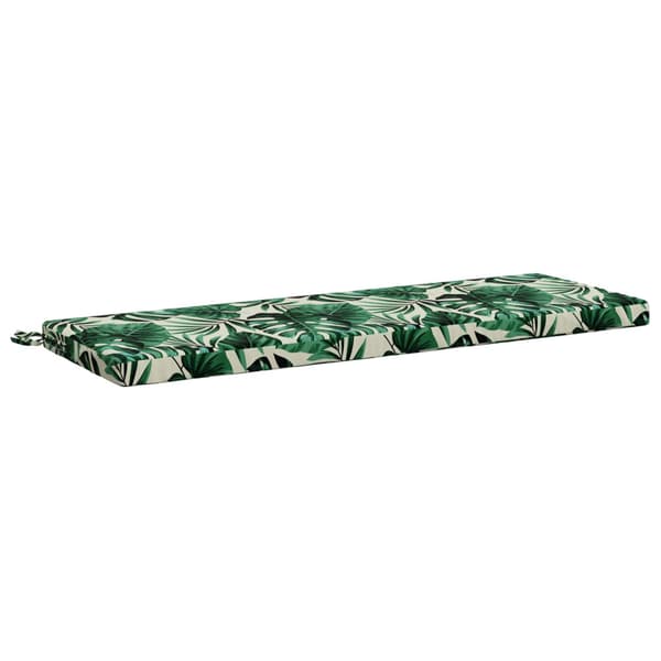 Bänk kudde SOEST 100% Polyester Bladmönster 100 x 40 x 5 cm