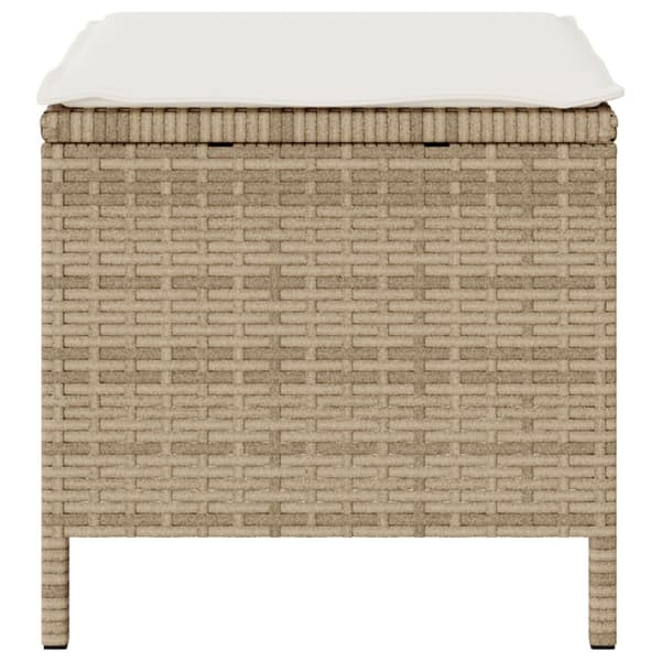 Trädgårdsmöbelset Beige konstrotting
