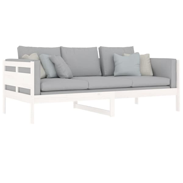 Dagbädd vit 90x200 cm massiv furu