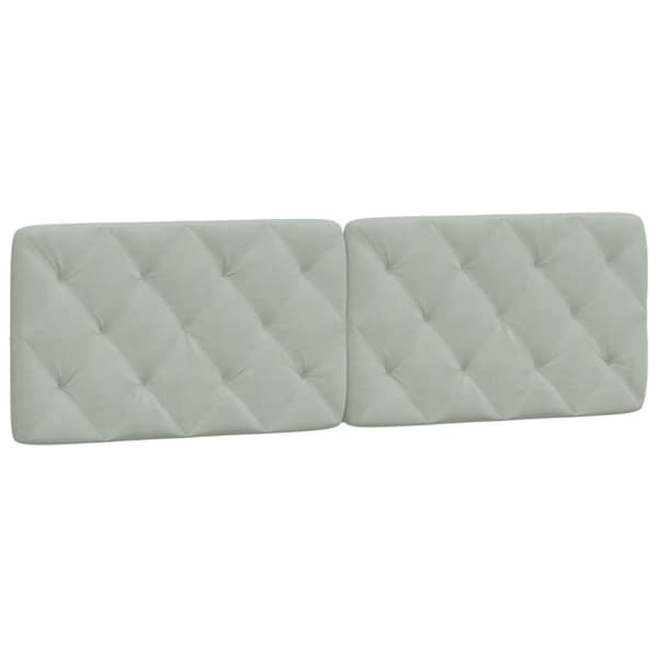 Bed Frame without Mattress Light Grey 160x200 cm Velvet