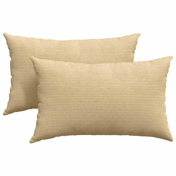 Sofakuddar 2 pcs Grågrön 50 x 30 cm Kordread tyg