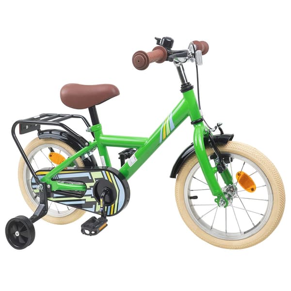 Barncykel 12 Tum för 2-4 åringar Grön