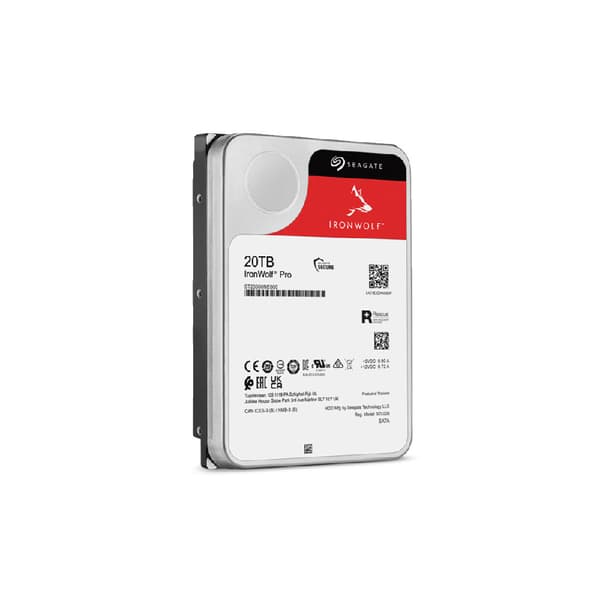 Seagate IronWolf Pro ST20000NT001 - hårddisk - 20 TB - SATA 6Gb/s