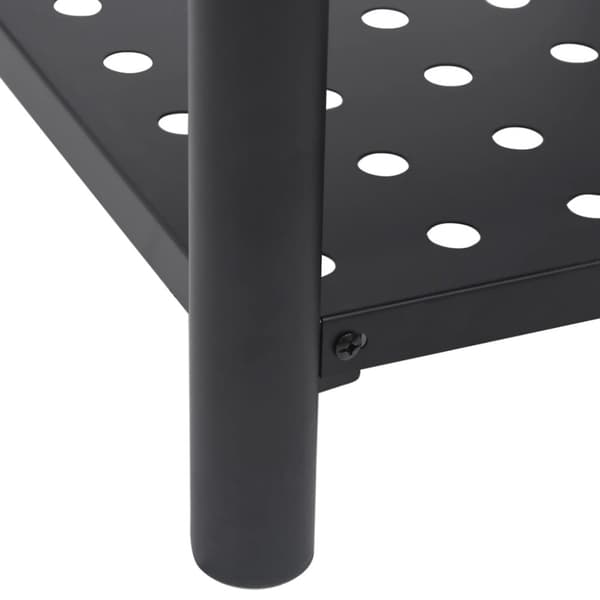Eldstad med eldgaffel 54x54x55 cm stål