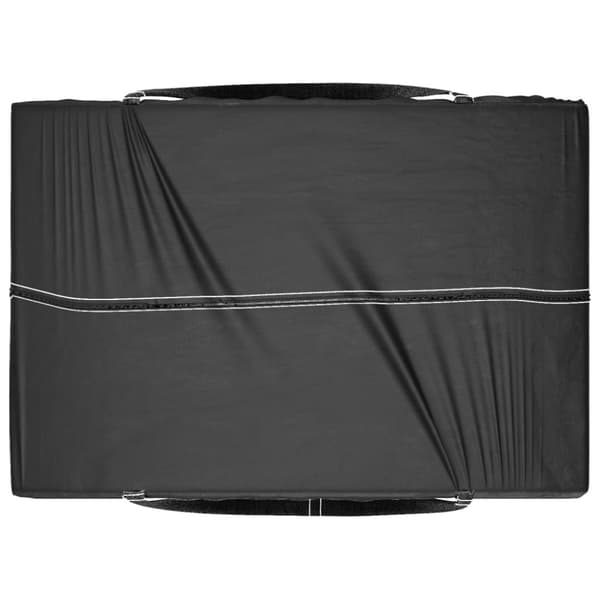 Dynväskor 2 st svart 150x75x75 cm polyeten