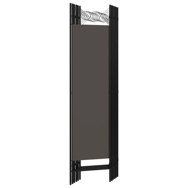 Rumsavdelare 6 paneler antracit 240x180 cm