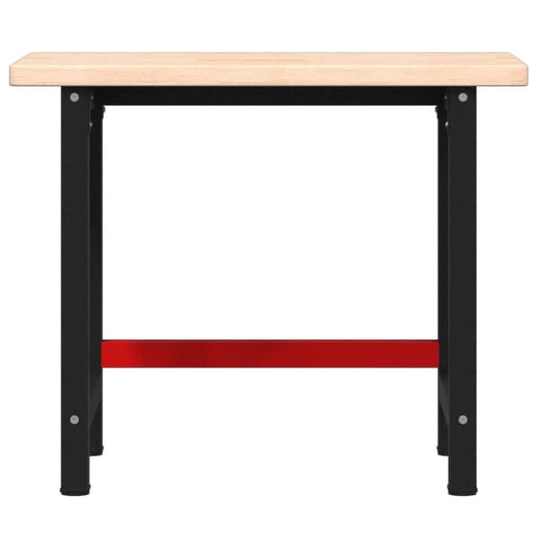 Arbetsbänk 100x60x83 cm massiv ek rektangulär