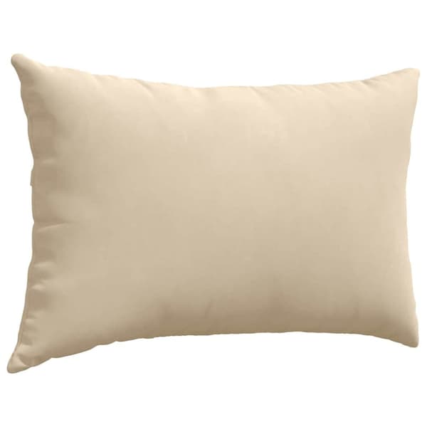 Sofakuddar 2 pcs Kräm 60 x 40 cm tyg