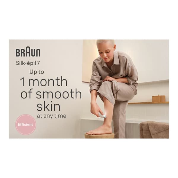 Braun Silk-épil 7 SE7-041 - epilator - silver/white/gray