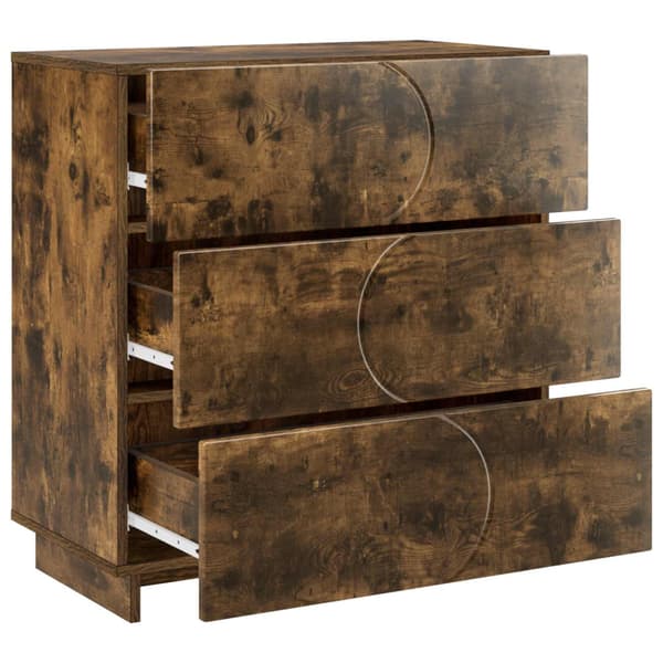 Sideboard Rökt ek 70 x 38 x 75 cm Konstruerat trä