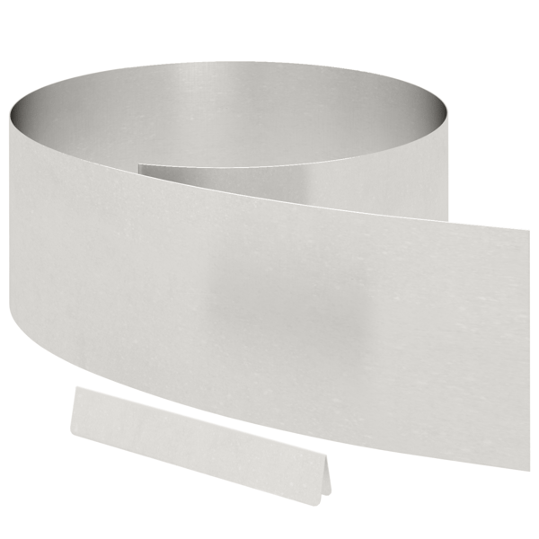 Kant för gräsmatta 450 x 25 cm Rostfritt stål Silver