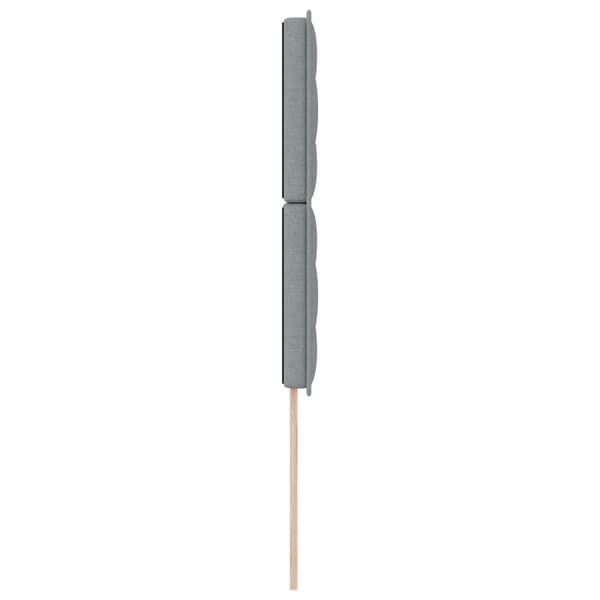 Huvudgavel Ljusgrå 100 cm tyg