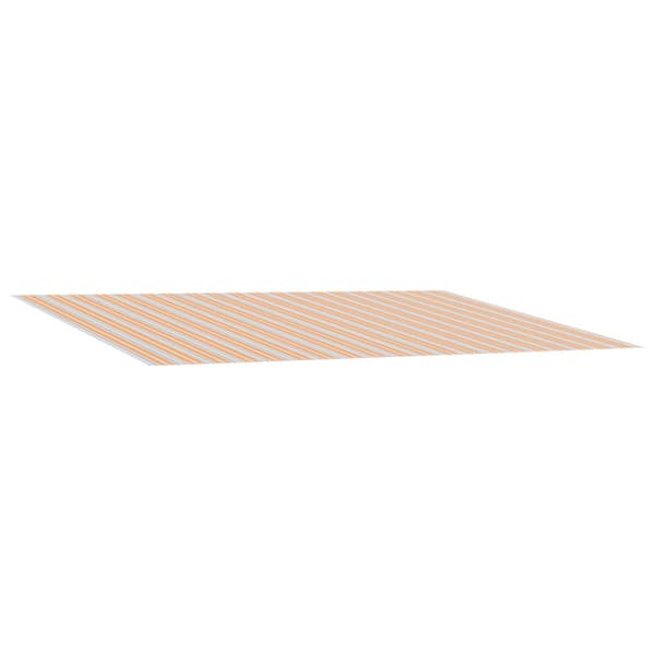 Markisväv Blå och Orange 600 × 300 cm Polyester