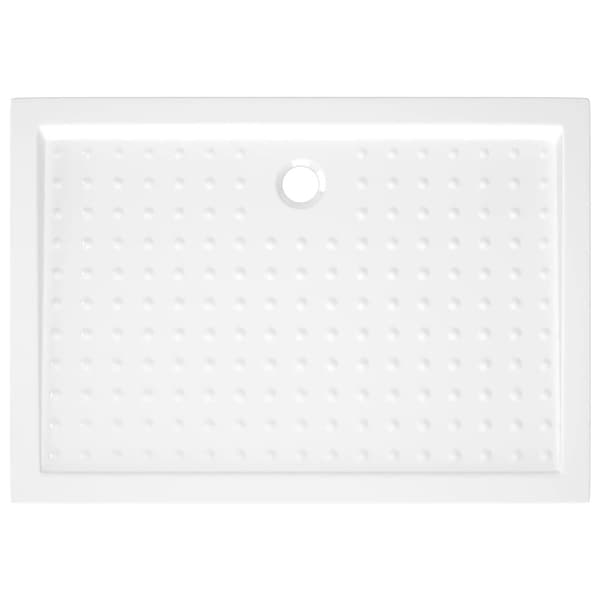 Duschkar med prickar vit 70x100x4 cm ABS