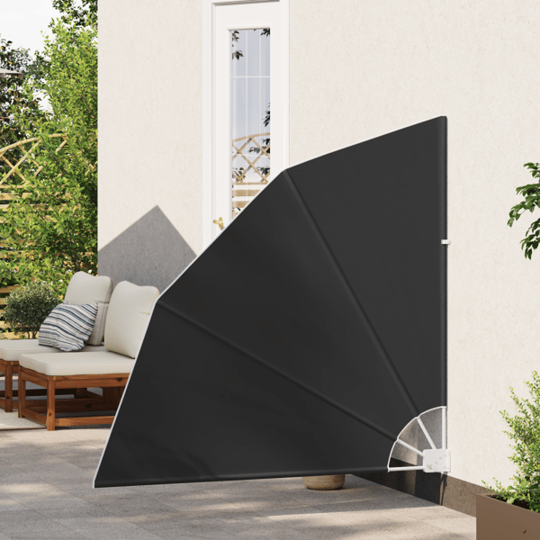 Balkongskärm Antracit 140 x 140 cm Polyester