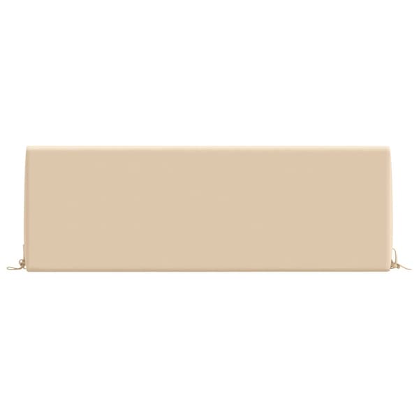 Ryggkudde SOEST 100% Polyester Gräddvit 120 x 20 x 40 cm