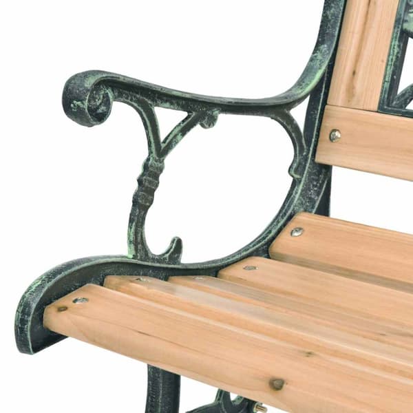 Trädgårdsbänk 122 cm trä