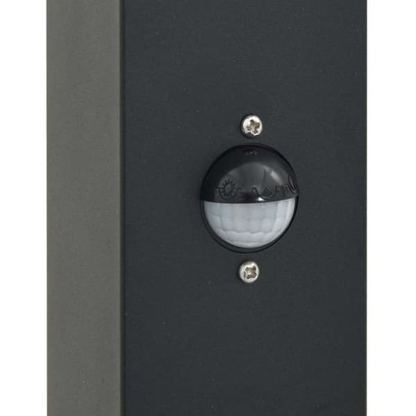 Pollare med sensor 80 cm svart IP44