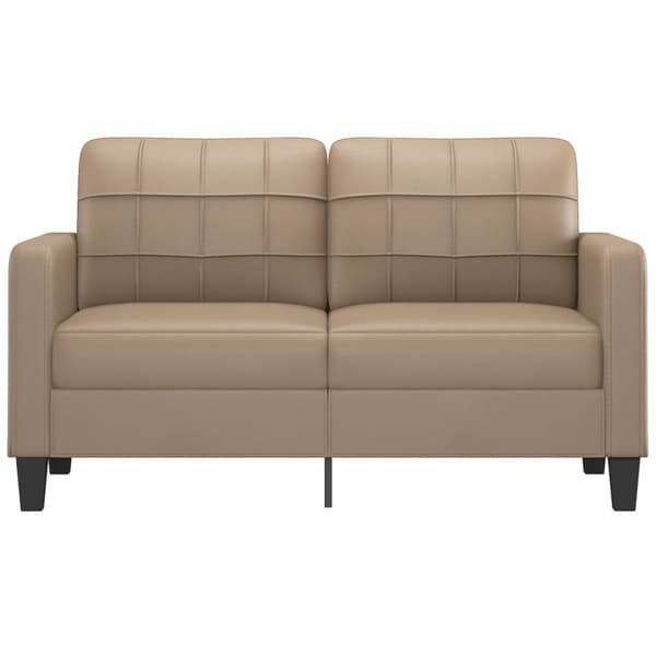 2-sitssoffa cappuccino 140 cm konstläder