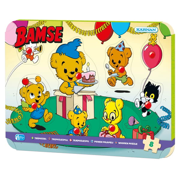 Knoppussel 8 bitar Bamse