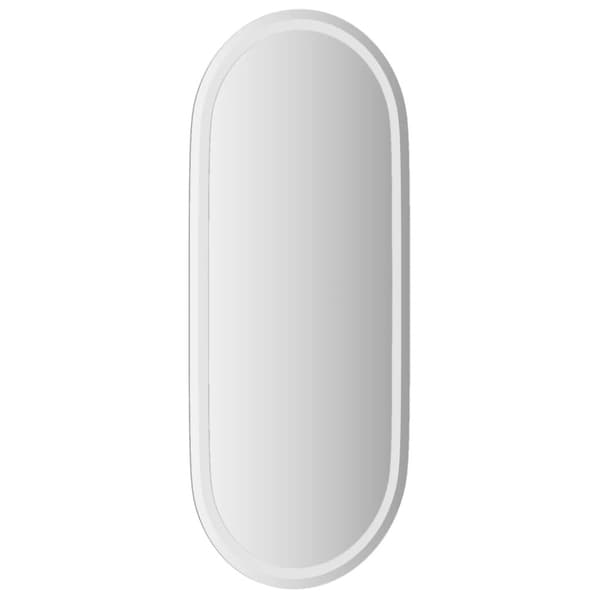 Badrumsspegel LED 100x45 cm oval