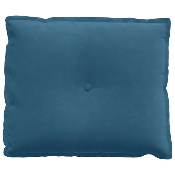 Ryggkudde Blå 60 x 50 cm Kordread tyg