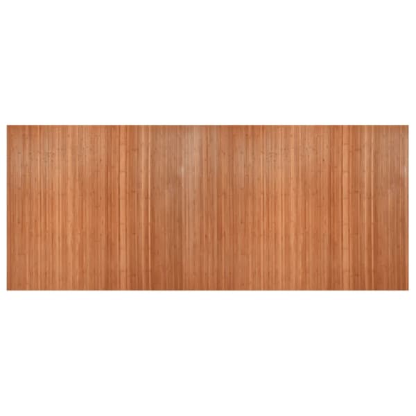 Rumsavdelare brun bredd 400 cm höjd 165 cm bambu