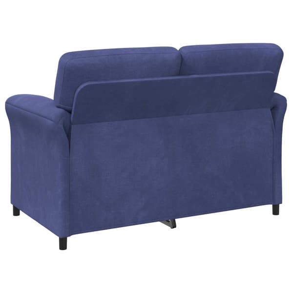 2-sits soffa Polisblå 138 x 83 x 95 cm Sammet