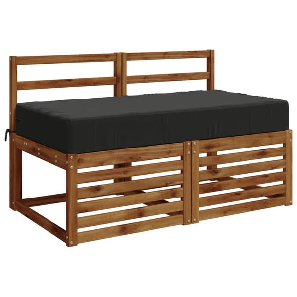 Sittkudde SOEST 100% Polyester Antracit 120 x 60 x 15 cm
