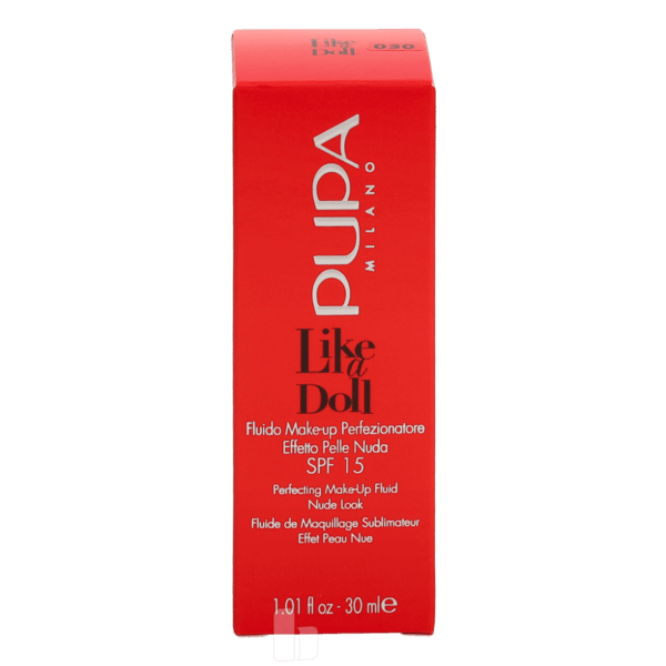 Pupa Pupa Like A Doll Perfecting Make-Up Fluid SPF15 30 ml Dam