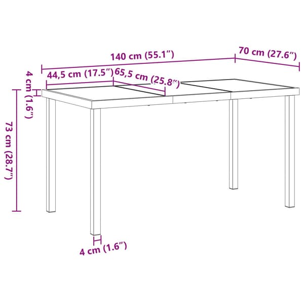 Trädgårdsmöbelset 5 pcs Brun konstrotting