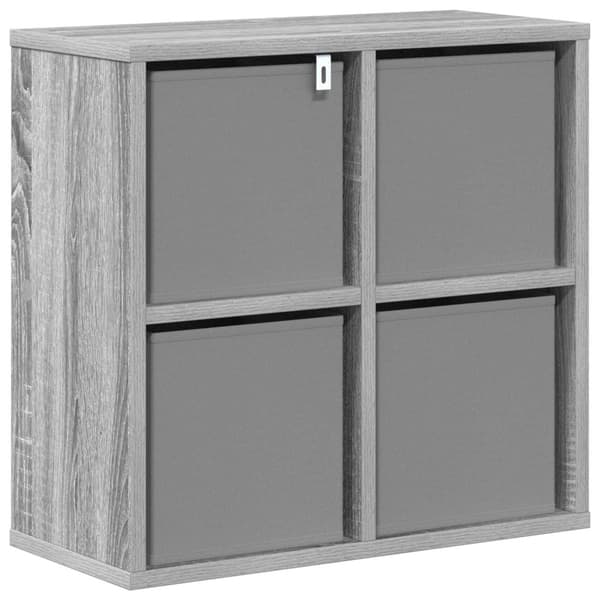 Sideboard med låda Grå Sonoma 49,5 x 22 x 47 cm