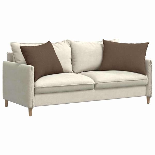 Sofakuddar 2 pcs Brun 70 x 50 cm tyg