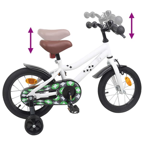 Barncykel 12 Tum för 2-4 åringar Vit