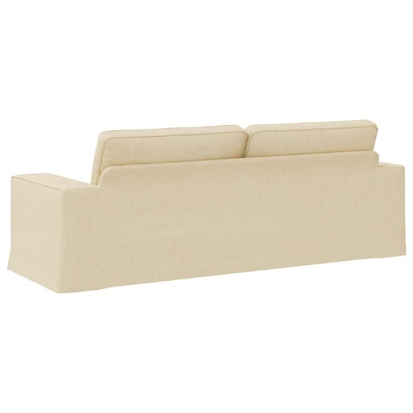 Soffa Kräm 222 x 80 x 82 cm tyg