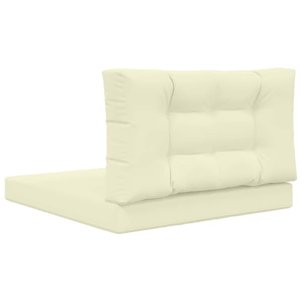 Utomhus Soffa Kudde 2 pcs Kräm Polyester