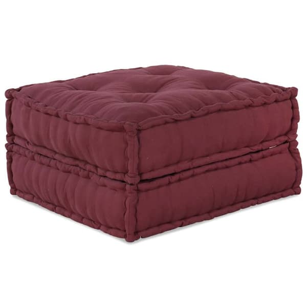 Modulär soffa rödbrun 70x70x36 tyg